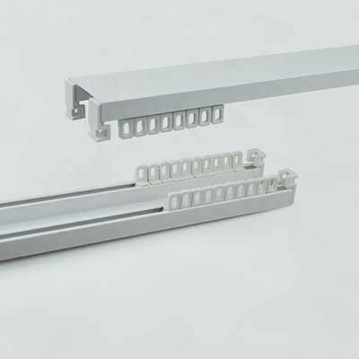 Pista silenziosa della tenda del supporto di alluminio del soffitto per l'OEM domestico della decorazione