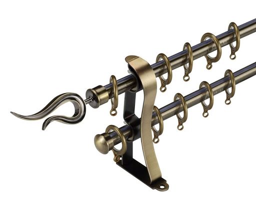 120 pollici di tubo regolabile Rod Stainless Steel Material della tenda
