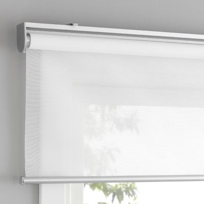 Manuale di Grey Fireproof Roller Window Blinds del tessuto per l'ufficio domestico dell'ospedale