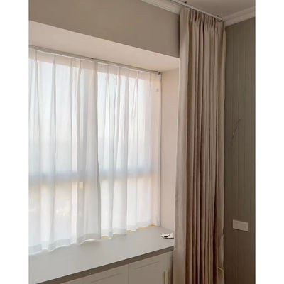 Motore motorizzato di alluminio piegante ondulato silenzioso di WifiTuya della pista della tenda dello Smart Home per la camera da letto