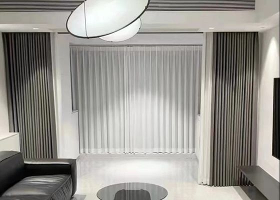 Tipo moderno regolabile flessibile dell'hotel del velluto di blackout delle tende