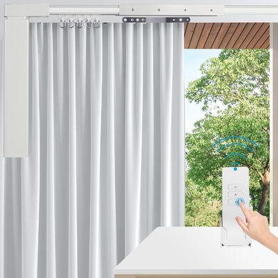 Sistema elettrico astuto automatico del binario della tenda della fabbrica del soffitto del motore resistente di alluminio all'ingrosso di Tuya Wifi