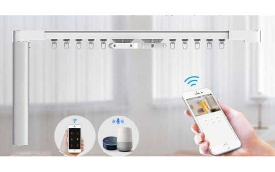 Sistema elettrico astuto automatico del binario della tenda della fabbrica del soffitto del motore resistente di alluminio all'ingrosso di Tuya Wifi