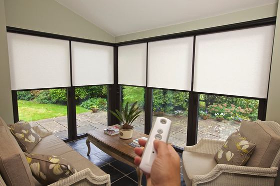 Ciechi di finestra di lusso moderni del rullo decorativi per il ODM dell'OEM domestico del salone