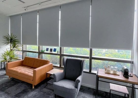 Materiale impermeabile del poliestere dei ciechi di finestra del rullo di blackout per l'ufficio del salone