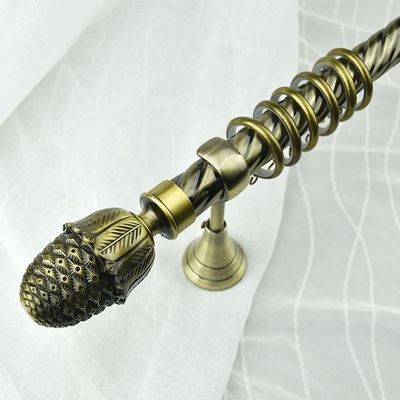 insieme bronzeo dei coni retinici di cortina di ferro del metallo del nastro del rame di Chrome dell'oro della decorazione all'ingrosso della finestra