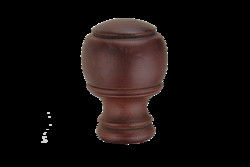 Tenda di finestra di legno del salone di progettazione del Regno Unito dell'asta della tenda Palo, Rod Finials, tenda Palo del salone