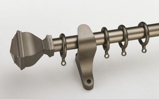 Tenda Rod Holder Image Curtain del tubo di alluminio del supporto 28mm della parete doppia