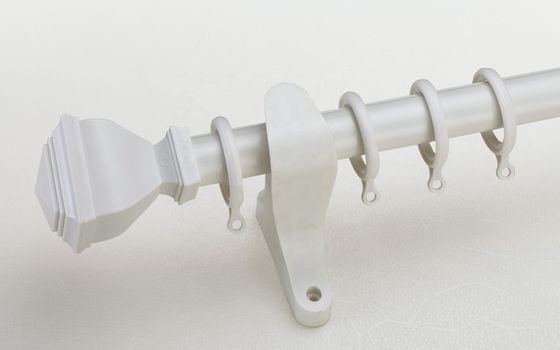 Tenda Rod Holder Image Curtain del tubo di alluminio del supporto 28mm della parete doppia