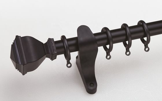 Tenda Rod Holder Image Curtain del tubo di alluminio del supporto 28mm della parete doppia