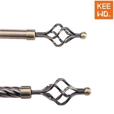 finestra allungabile di Rod Silver Color For Home del tubo della tenda di 28mm