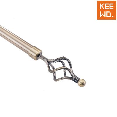 finestra allungabile di Rod Silver Color For Home del tubo della tenda di 28mm