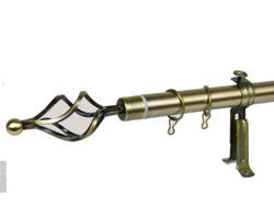 finestra allungabile di Rod Silver Color For Home del tubo della tenda di 28mm