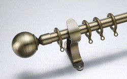 Colore bronzeo del nichel di Rod Metal Stainless Steel Material del tubo moderno della tenda