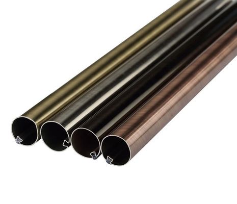 Oro che incastra tenda di alluminio Palo estendibile per l'hotel domestico