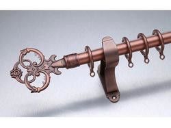 Aste della tenda lunghe del Finial d'ottone antico della foglia di lunghezza 3m del Kenya