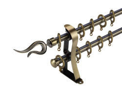 120 pollici di tubo regolabile Rod Stainless Steel Material della tenda