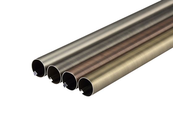 Doppio tubo decorativo Rod Black Color With della tenda degli ss 6 metri di lunghezza