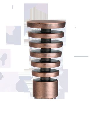 Singolo doppio tubo Rod Steel Material Modern Style della tenda per la casa