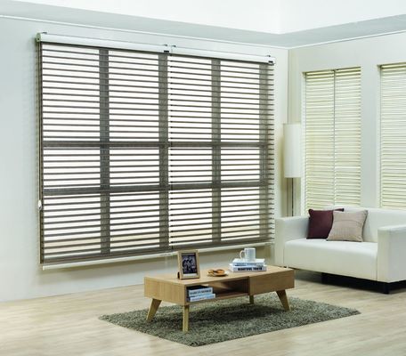 Ciechi di finestra intelligenti dell'interno di doppio strato per il ODM domestico della decorazione