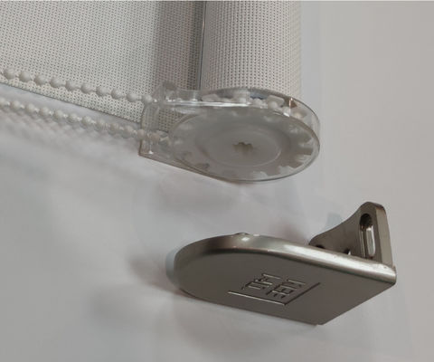 Manuale di Grey Fireproof Roller Window Blinds del tessuto per l'ufficio domestico dell'ospedale
