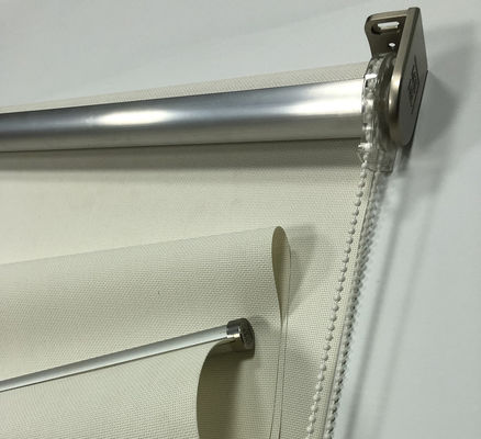 Manuale di Grey Fireproof Roller Window Blinds del tessuto per l'ufficio domestico dell'ospedale