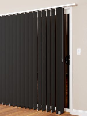 Il verticale di lusso della finestra di 89mm 127mm acceca il materiale manuale del tessuto