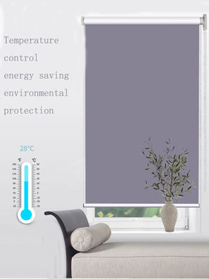 La finestra impermeabile dell'ufficio del tessuto di blackout copre Gray Color For Indoor Decoration