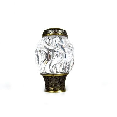 Finials su misura Crystal Curtain Rod Accessories della tenda