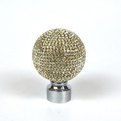 Tenda Rod Accessories Crystal Glass Finials per le aste della tenda