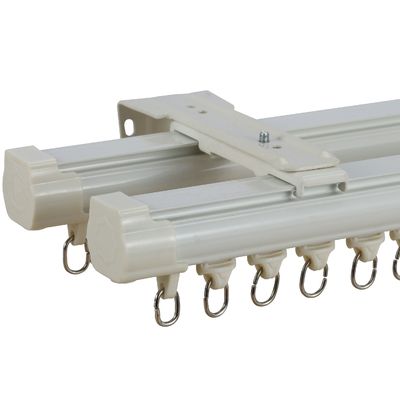 Rotaie di tenda di Rod Price White Color Aluminum della tenda per le tende