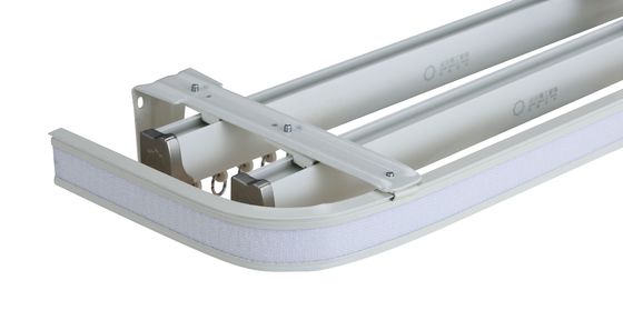 Colore bianco del binario di alluminio della tenda per il ODM domestico della decorazione
