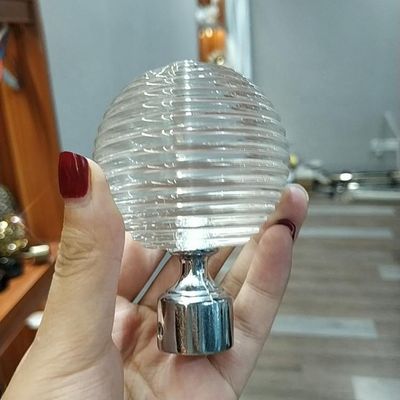 Della fabbrica accessori a cristallo dell'asta della tenda del metallo direttamente all'ingrosso 16/19mm 28mm
