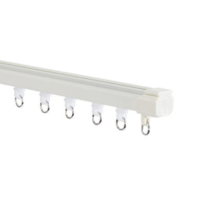 Ceilling ha montato la pista di alluminio della tenda del gancio della tenda di doccia con gli accessori