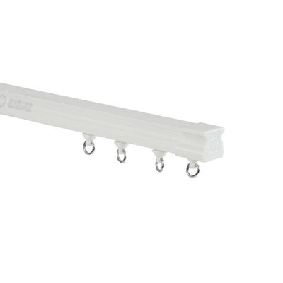 Ceilling ha montato la pista di alluminio della tenda del gancio della tenda di doccia con gli accessori