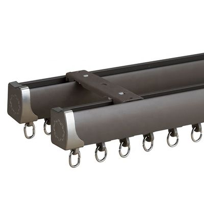singole rotaie e barretta di tenda di alluminio dell'aliante nano resistente senza cordone del soffitto ultra