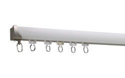 singole rotaie e barretta di tenda di alluminio dell'aliante nano resistente senza cordone del soffitto ultra