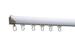 singole rotaie e barretta di tenda di alluminio dell'aliante nano resistente senza cordone del soffitto ultra
