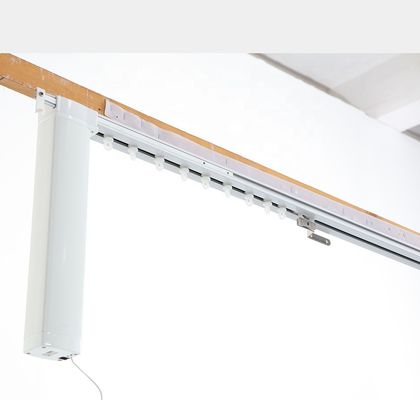 Materiale regolabile della lega di alluminio della pista silenziosa telescopica elettrica della tenda