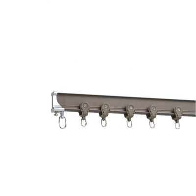 Materiale di alluminio curvo decorativo del metallo della tenda della finestra del manuale silenzioso della pista