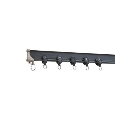 Materiale di alluminio curvo decorativo del metallo della tenda della finestra del manuale silenzioso della pista