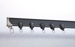 Materiale di alluminio curvo decorativo del metallo della tenda della finestra del manuale silenzioso della pista