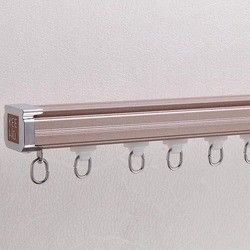 Pista silenziosa della tenda del metallo di alluminio con stile fissato al muro montato soffitto