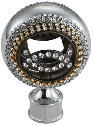 Aste della tenda cape di vetro decorative di lusso di Rod Accessories Curtain Finials For della tenda