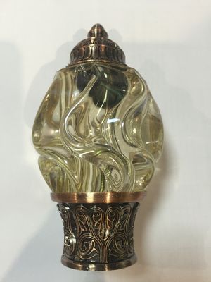 Aste della tenda cape di vetro decorative di lusso di Rod Accessories Curtain Finials For della tenda