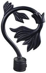 Aste della tenda cape di vetro decorative di lusso di Rod Accessories Curtain Finials For della tenda