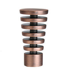 Aste della tenda cape di vetro decorative di lusso di Rod Accessories Curtain Finials For della tenda