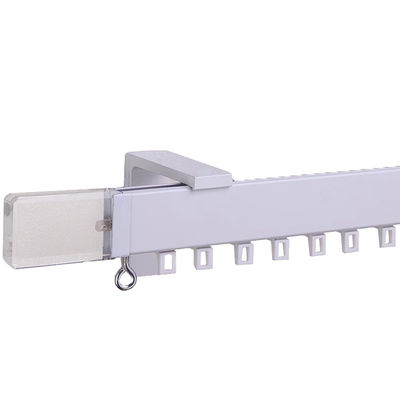 OEM del ODM nero bianco di colore della pista silenziosa di alluminio della tenda del metallo