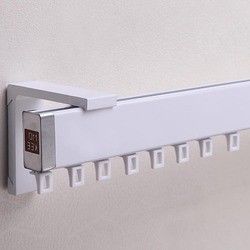OEM del ODM nero bianco di colore della pista silenziosa di alluminio della tenda del metallo