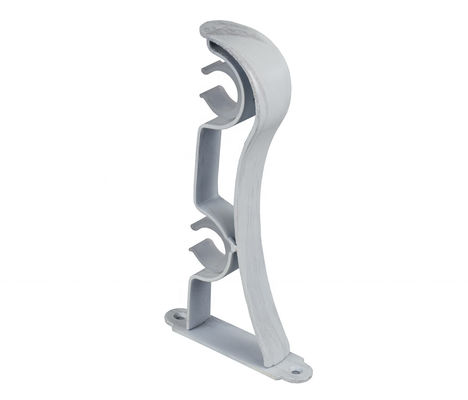 Doppia tenda Rod Bracket del rame del supporto del soffitto decorativo del metallo